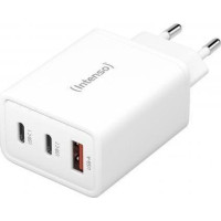 Produktbild för Intenso W65ACC strömadapter - GaN - 2 x USB-C, USB typ A - 65 Watt (paket om 2)