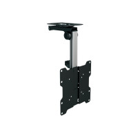 Produktbild för PureMounts PM-Slope-37 monteringssats - för LCD-TV - svart, silvergrå