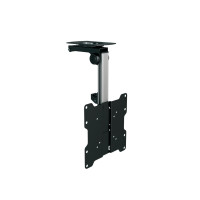 Produktbild för PureMounts PM-Slope-37 monteringssats - för LCD-TV - svart, silvergrå