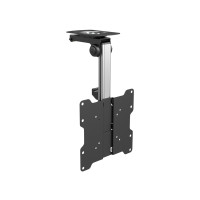 Produktbild för PureMounts PM-Slope-37 monteringssats - för LCD-TV - svart, silvergrå