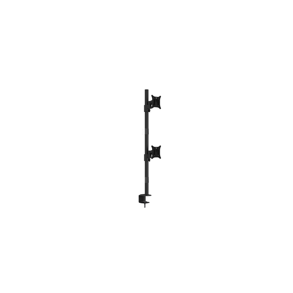 Produktbild för Multibrackets M VESA Deskmount Officeline Dual Vertical monteringssats - för 2 LCD-bildskärmar - svart