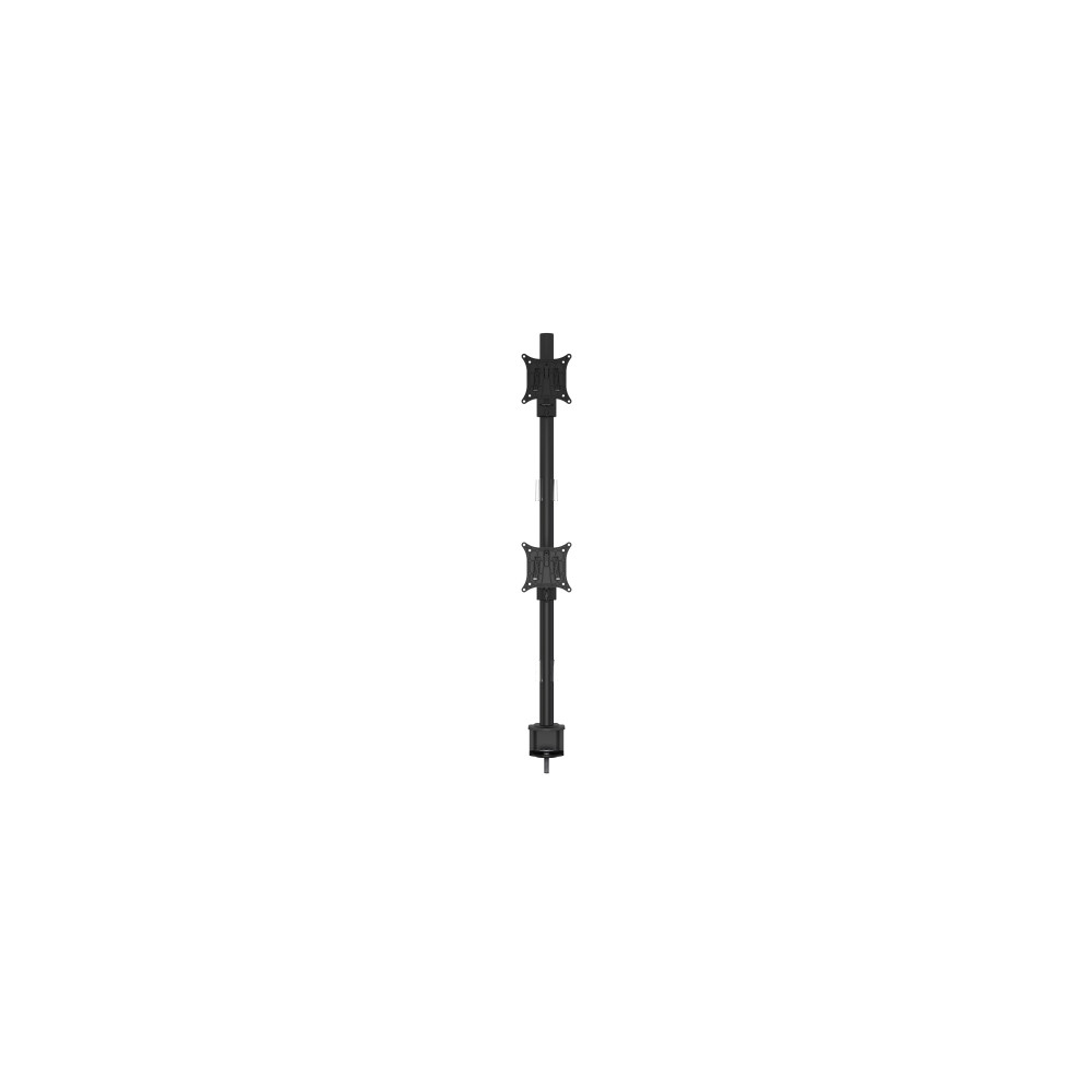 Produktbild för Multibrackets M VESA Deskmount Officeline Dual Vertical monteringssats - för 2 LCD-bildskärmar - svart