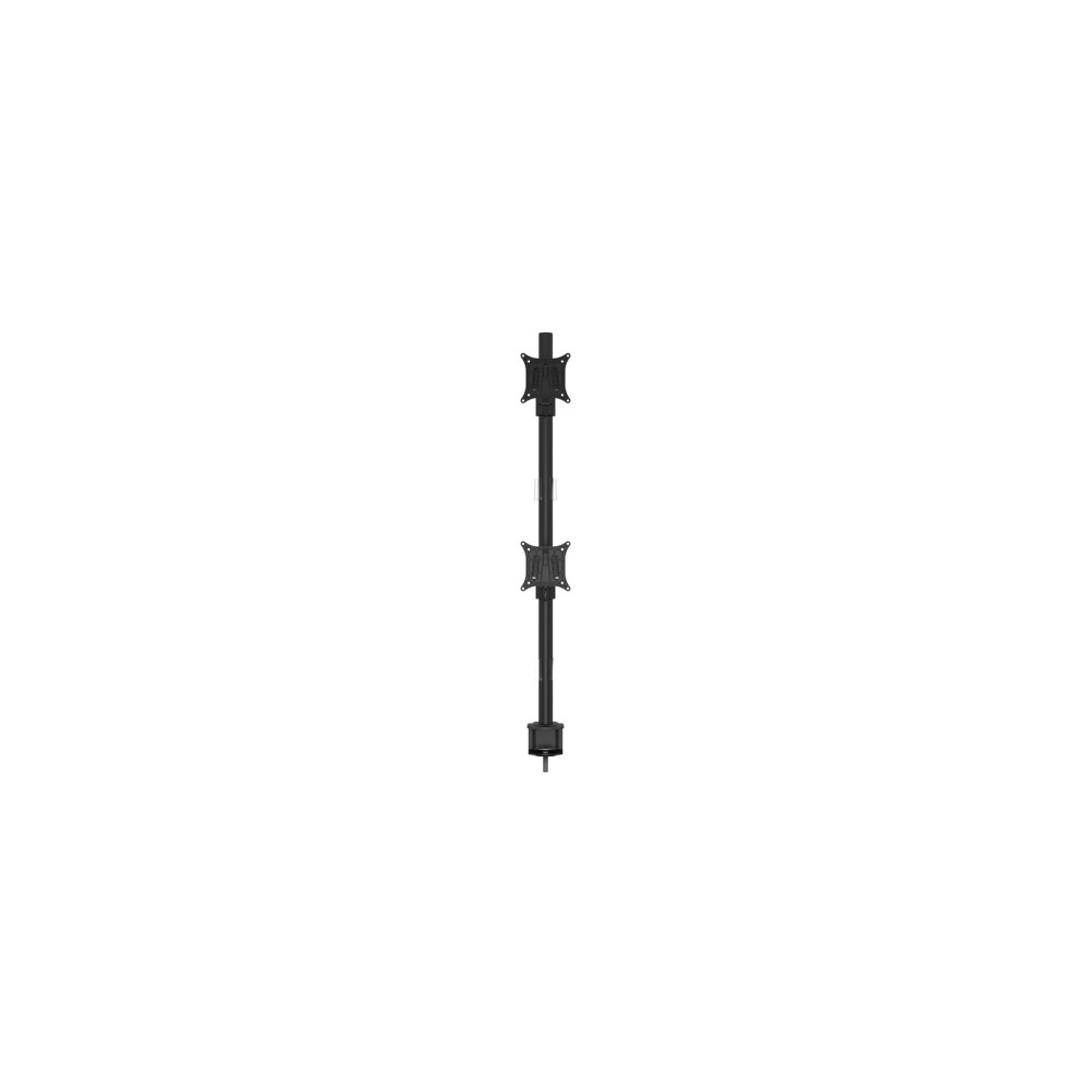 Produktbild för Multibrackets M VESA Deskmount Officeline Dual Vertical monteringssats - för 2 LCD-bildskärmar - svart