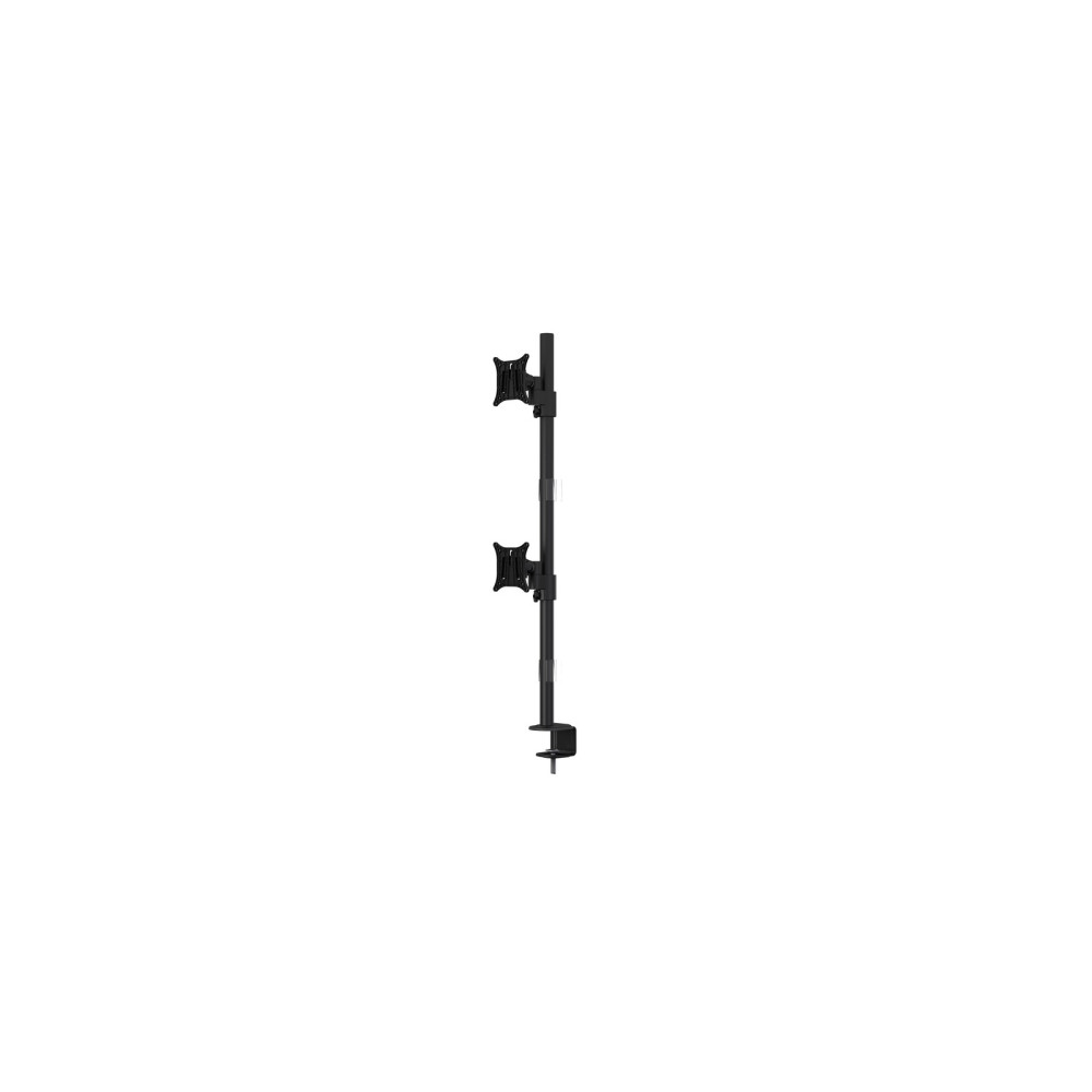 Produktbild för Multibrackets M VESA Deskmount Officeline Dual Vertical monteringssats - för 2 LCD-bildskärmar - svart