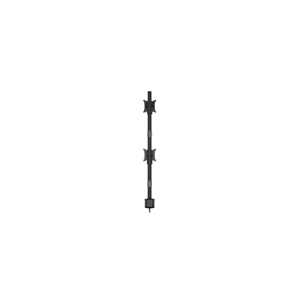 Produktbild för Multibrackets M VESA Deskmount Officeline Dual Vertical monteringssats - för 2 LCD-bildskärmar - svart