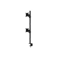 Produktbild för Multibrackets M VESA Deskmount Officeline Dual Vertical monteringssats - för 2 LCD-bildskärmar - svart