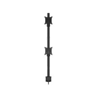 Produktbild för Multibrackets M VESA Deskmount Officeline Dual Vertical monteringssats - för 2 LCD-bildskärmar - svart