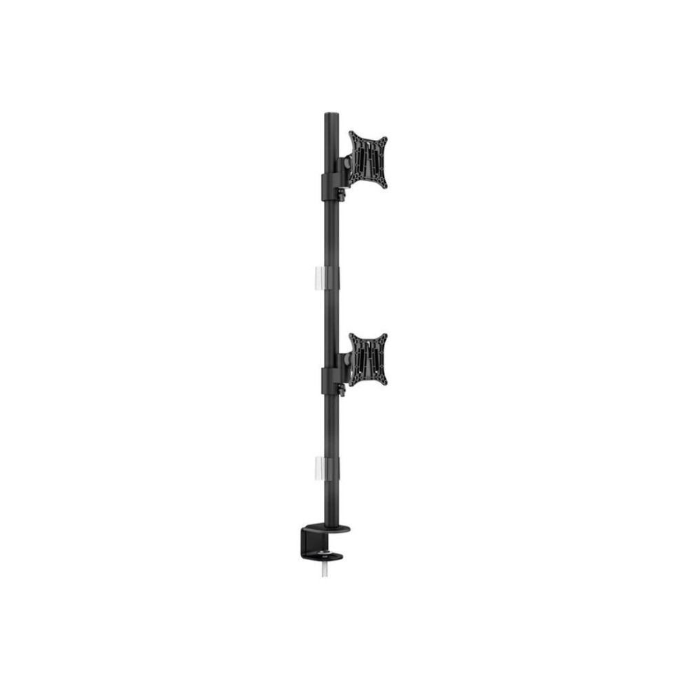 Produktbild för Multibrackets M VESA Deskmount Officeline Dual Vertical monteringssats - för 2 LCD-bildskärmar - svart