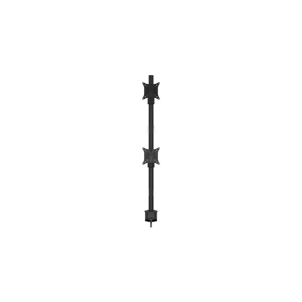 Produktbild för Multibrackets M VESA Deskmount Officeline Dual Vertical monteringssats - för 2 LCD-bildskärmar - svart