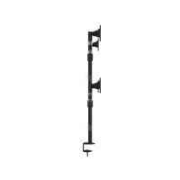 Produktbild för Multibrackets M VESA Deskmount Officeline Quad ställ - justerbar arm - för 4 LCD-bildskärmar - svart
