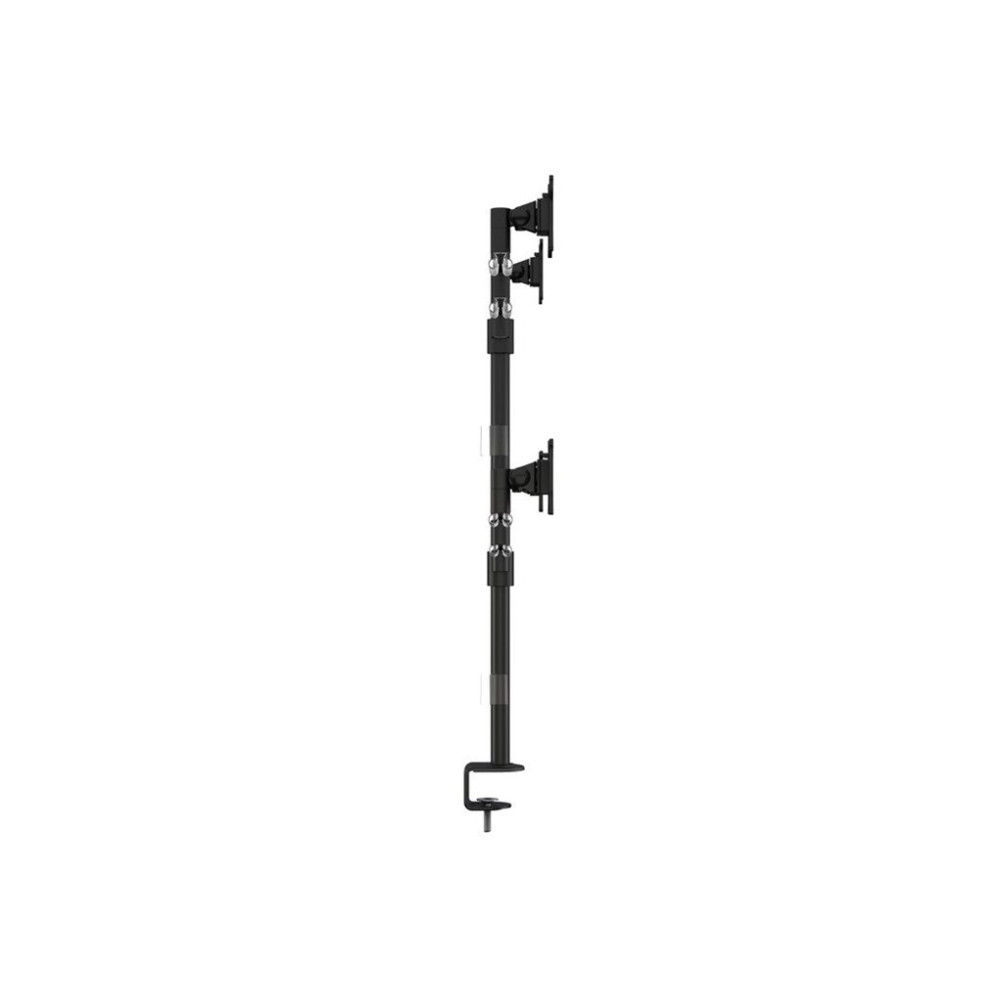 Produktbild för Multibrackets M VESA Deskmount Officeline Quad ställ - justerbar arm - för 4 LCD-bildskärmar - svart