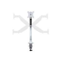 Produktbild för Multibrackets M Deskmount Gas Spring Single - monteringssats - justerbar arm - för LCD-display - vit