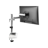 Produktbild för LogiLink monteringssats - justerbar arm - för Bildskärm - grå-metallic