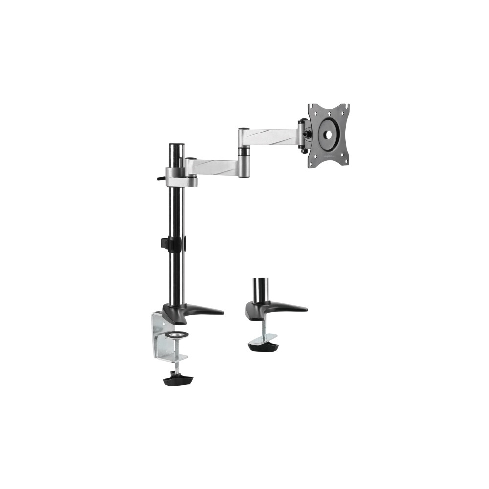 Produktbild för LogiLink monteringssats - justerbar arm - för Bildskärm - grå-metallic