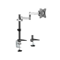 Produktbild för LogiLink monteringssats - justerbar arm - för Bildskärm - grå-metallic