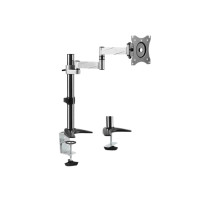 Produktbild för LogiLink monteringssats - justerbar arm - för Bildskärm - grå-metallic