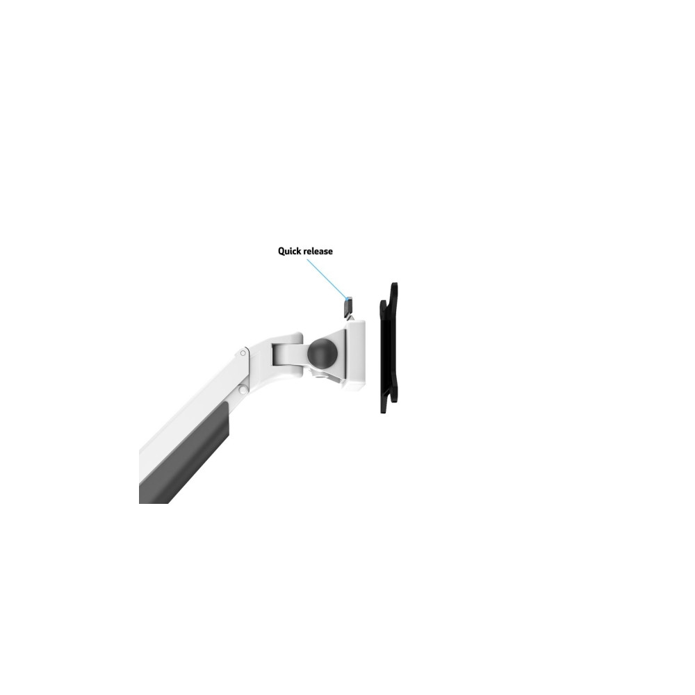 Produktbild för Multibrackets M VESA Gas Lift Arm Single monteringssats - för LCD-display - vit