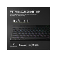 Produktbild för CORSAIR Gaming K100 AIR RGB - tangentbord - ultratunn - Nordisk Inmatningsenhet