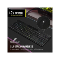 Produktbild för CORSAIR Gaming K100 AIR RGB - tangentbord - ultratunn - Nordisk Inmatningsenhet