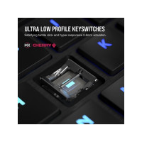 Produktbild för CORSAIR Gaming K100 AIR RGB - tangentbord - ultratunn - Nordisk Inmatningsenhet