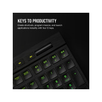 Produktbild för CORSAIR Gaming K100 AIR RGB - tangentbord - ultratunn - Nordisk Inmatningsenhet