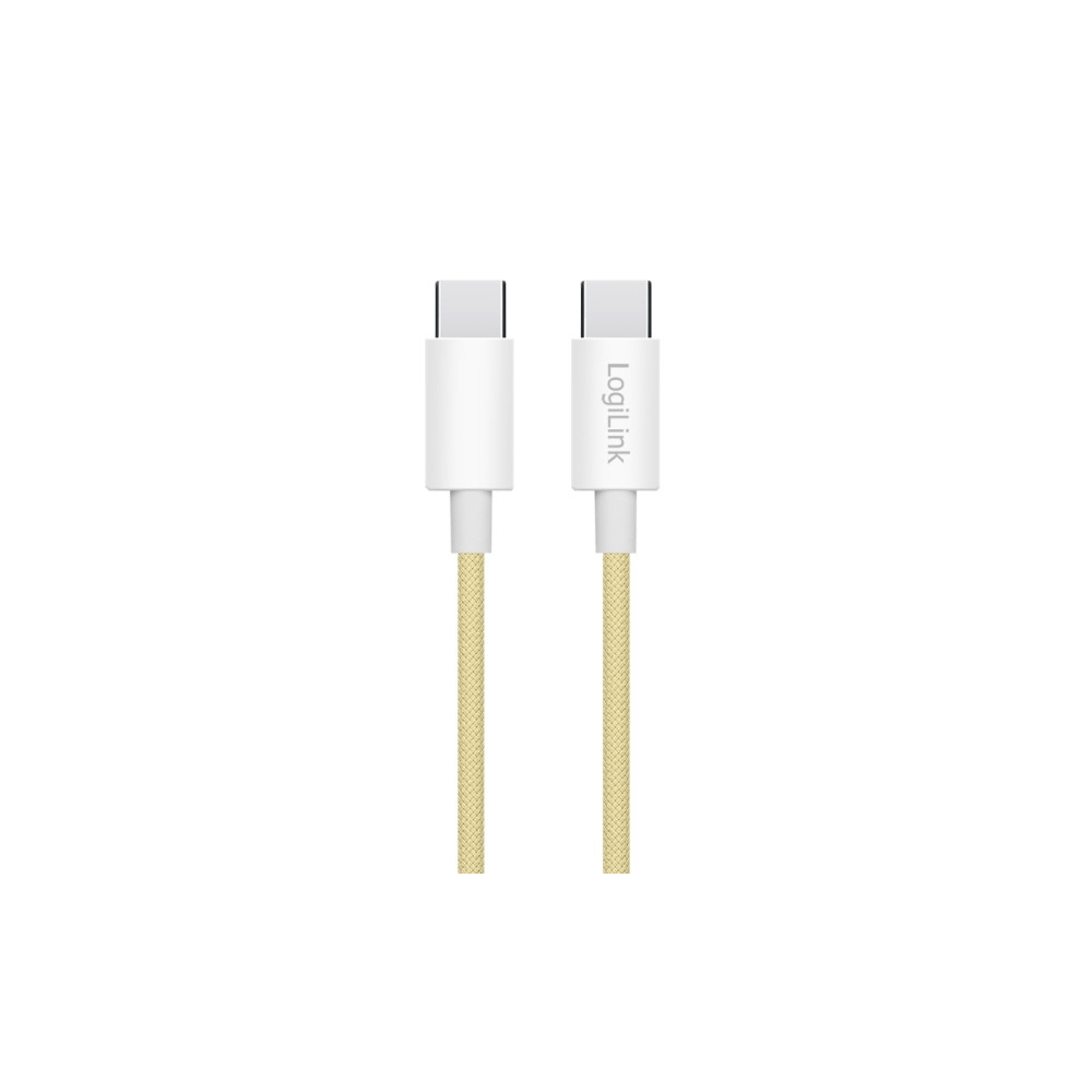 Produktbild för LogiLink CU0349, 1,5 m, USB C, USB C, USB 2.0, 0,48 Gbit/sek...