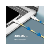 Produktbild för LogiLink CU0349, 1,5 m, USB C, USB C, USB 2.0, 0,48 Gbit/sek...