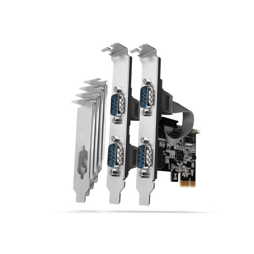 Axago Axagon PCEA-PSN PCIe-Adapter mit 4x Seriell-Ports