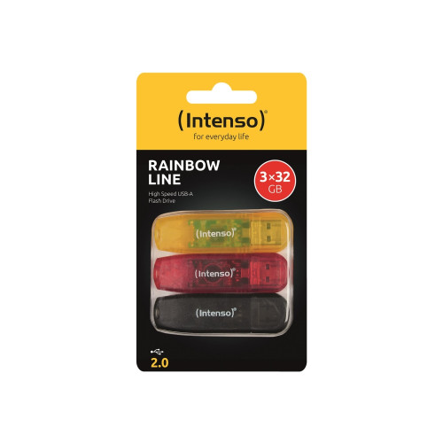 Intenso Intenso Rainbow Line - USB flash-enhet - 32 GB