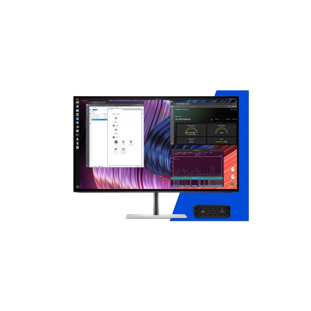 Produktbild för HP ZGX Nano G1n AI Station - mini-desktop - AI PC, AI Workstation - GB10 Grace Blackwell Superchip - 128 GB - SSD 4 TB