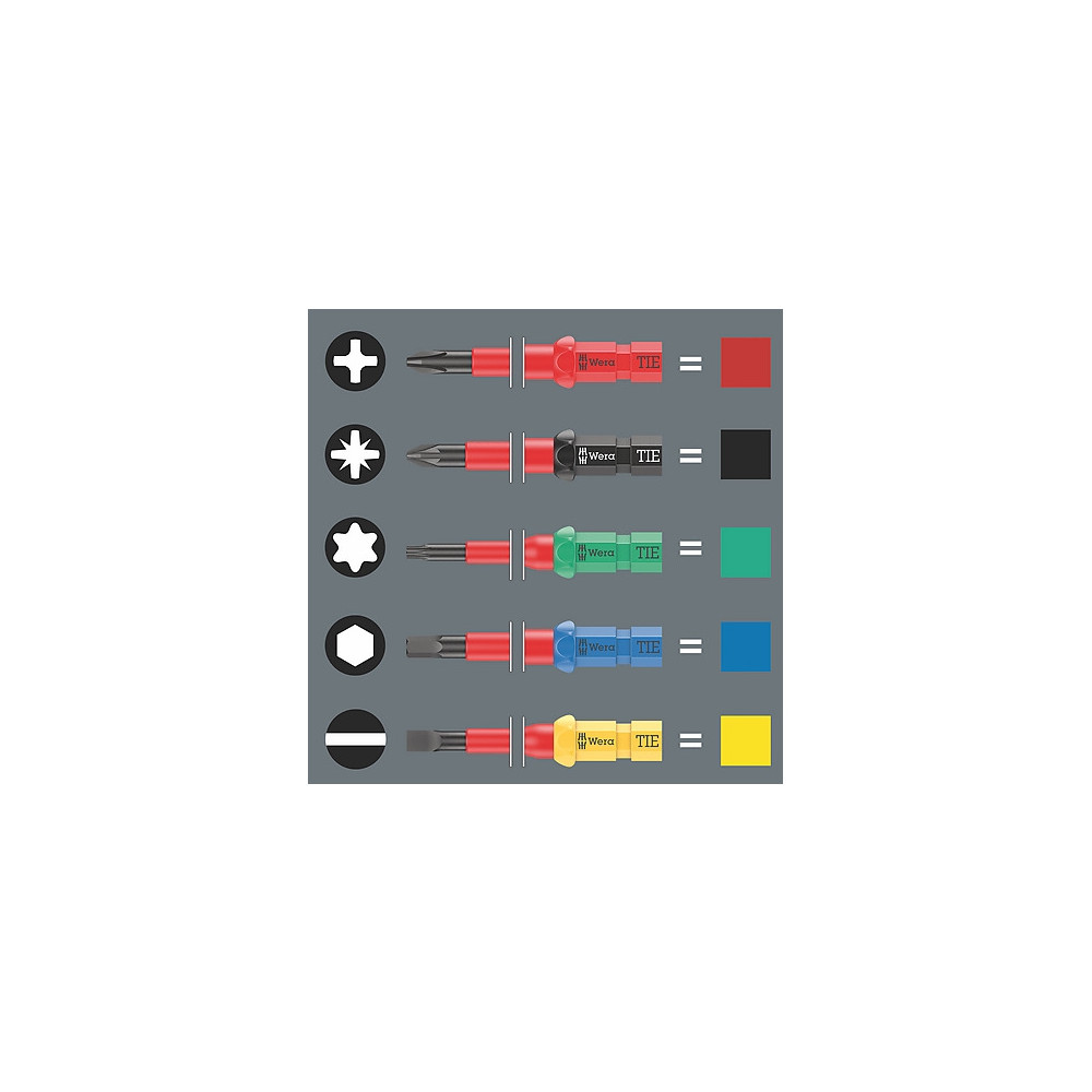 Produktbild för Wera 05006608001, 200 mm, 120 mm, 80 mm, 648 g, 16 styck, Tj...