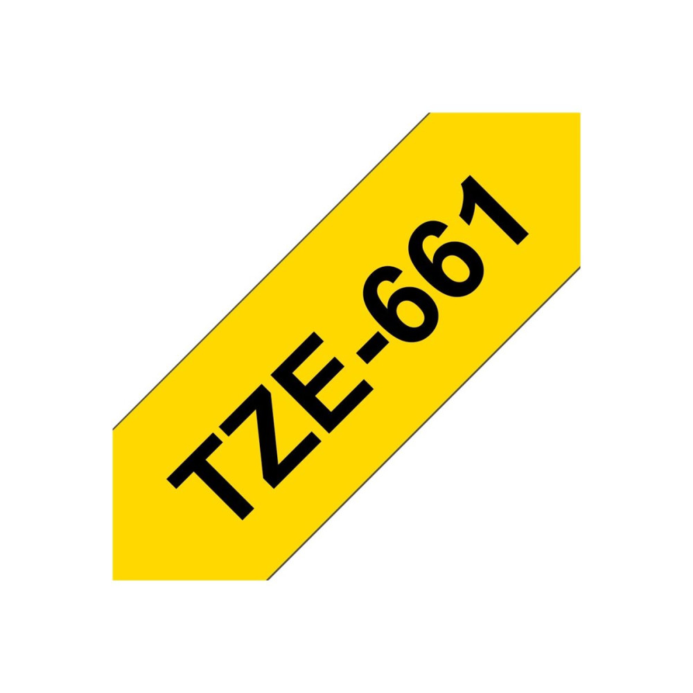 Produktbild för Brother TZe-661 - bandlaminat - 1 kassett(er) - Rulle 3,6 cm x 8 m)