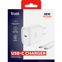 Produktbild för Laddare TRUST Maxo 45W USB-C vit
