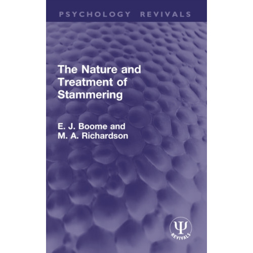 Taylor & francis ltd The Nature and Treatment of Stammering (häftad, eng)