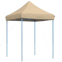 Produktbild för Partytält Beige 200 x 200 x 306 cm Oxford Tyg