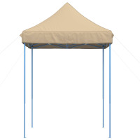 Produktbild för Partytält Beige 200 x 200 x 306 cm Oxford Tyg