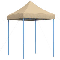 Produktbild för Partytält Beige 200 x 200 x 306 cm Oxford Tyg