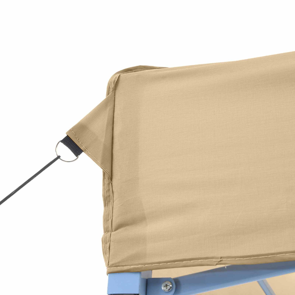Produktbild för Partytält Beige 200 x 200 x 306 cm Oxford Tyg