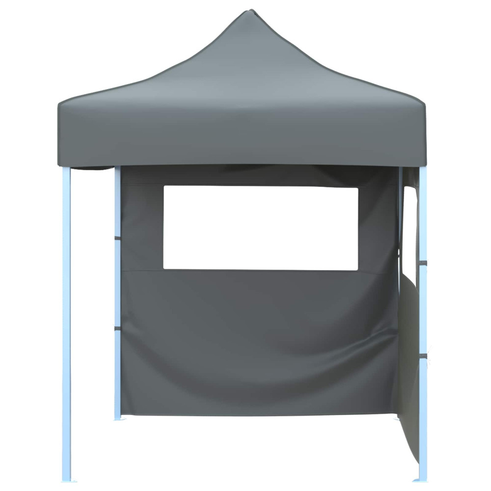 Produktbild för Partytält Antracit 200 x 200 x 315 cm Oxford Tyg