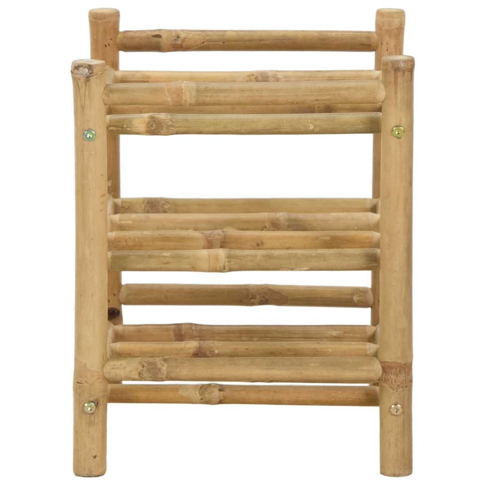 Produktbild för Vinställ Naturfärg 32,5 x 29,5 x 36 cm Bambus