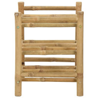 Produktbild för Vinställ Naturfärg 32,5 x 29,5 x 36 cm Bambus