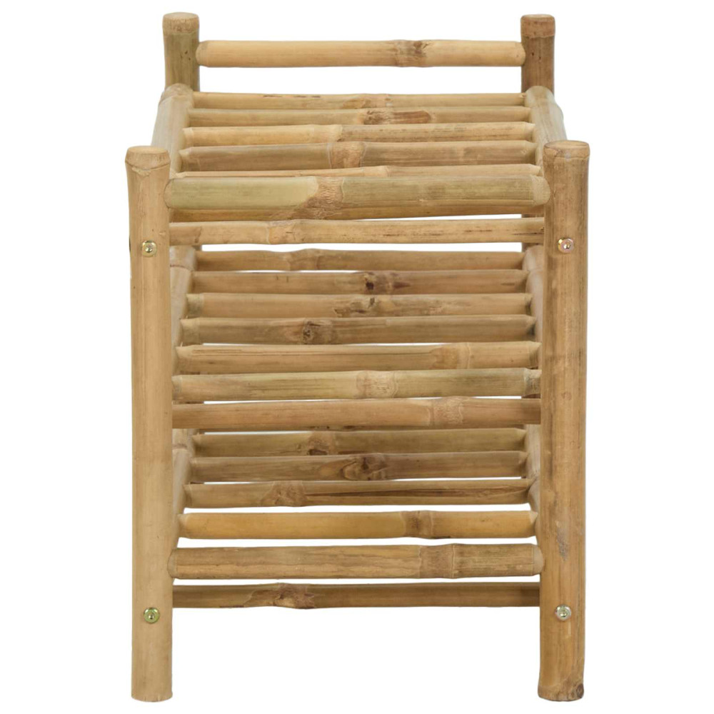 Produktbild för Vinställ Naturfärg 57 x 29,5 x 36 cm Bambus