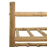 Produktbild för Vinställ Naturfärg 57 x 29,5 x 36 cm Bambus