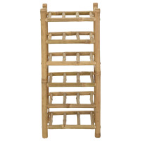 Produktbild för Vinställ Naturfärg 32,5 x 29,5 x 72 cm Bambus