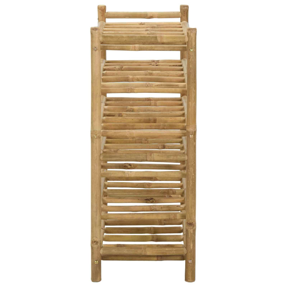 Produktbild för Vinställ Naturfärg 57 x 29,5 x 72 cm Bambus