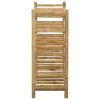 Produktbild för Vinställ Naturfärg 57 x 29,5 x 72 cm Bambus