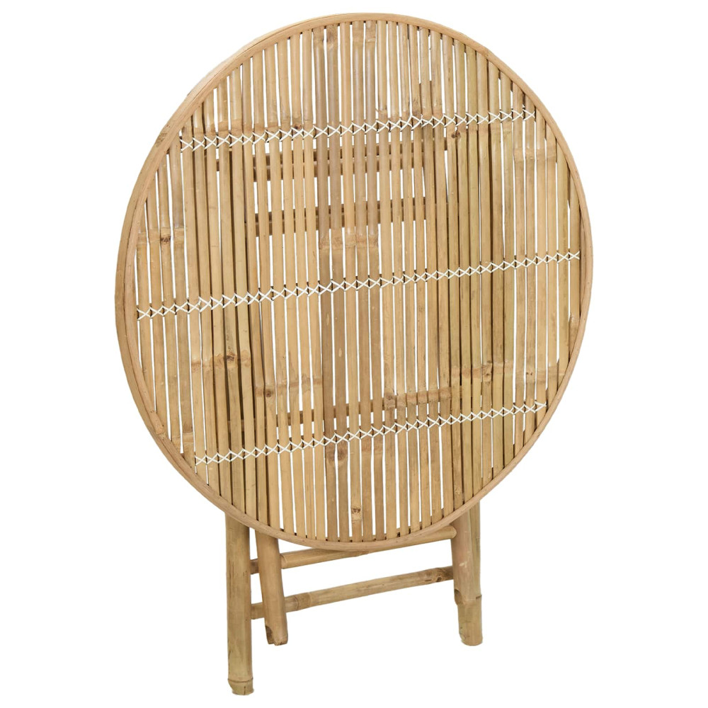 Produktbild för Trädgårdsbord Naturfärg 80 x 70 cm Bambu