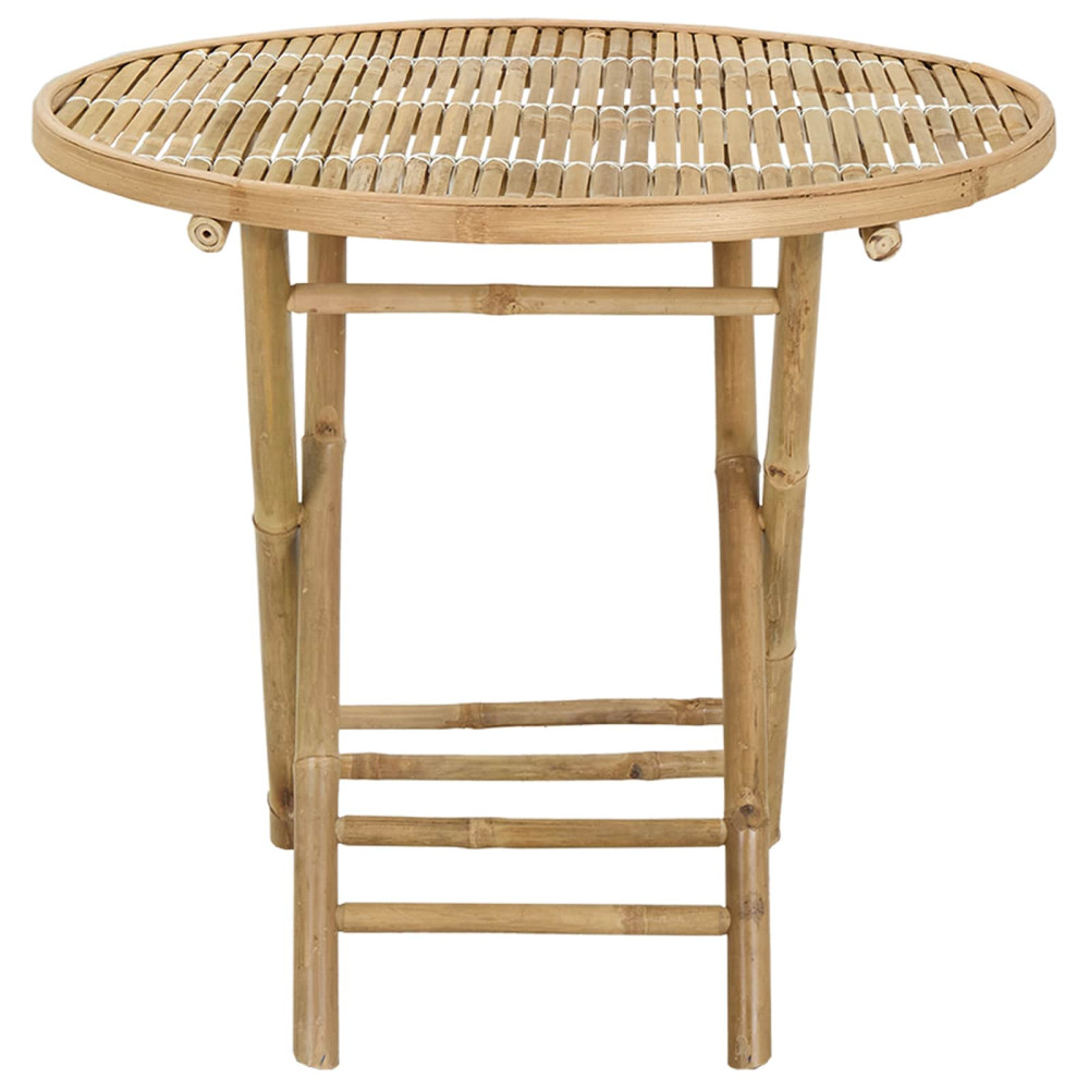 Produktbild för Trädgårdsbord Naturfärg 80 x 70 cm Bambu