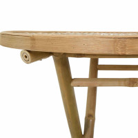 Produktbild för Trädgårdsbord Naturfärg 80 x 70 cm Bambu