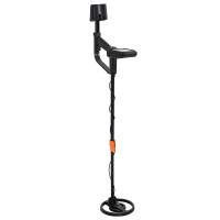 Produktbild för Metalldetektor med LCD-skärm 3 modeller 19 cm spole Svart